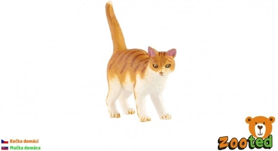 Kunststof figuurtje huiskat 6 cm
