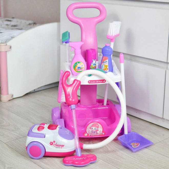 Schoonmaakset met stofzuiger Woopie