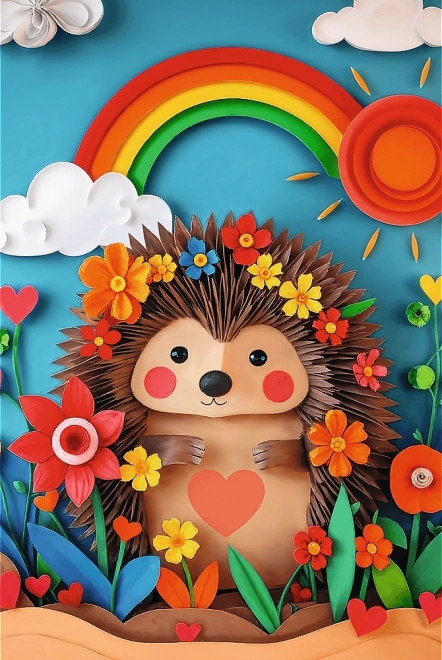 TREFL Puzzle Paper Art: Kleine egel 160 stukjes