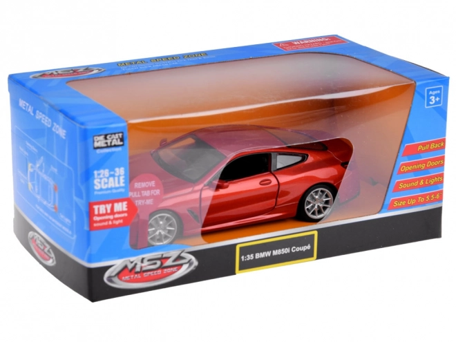 Metalen modelauto BMW M850i Coupe