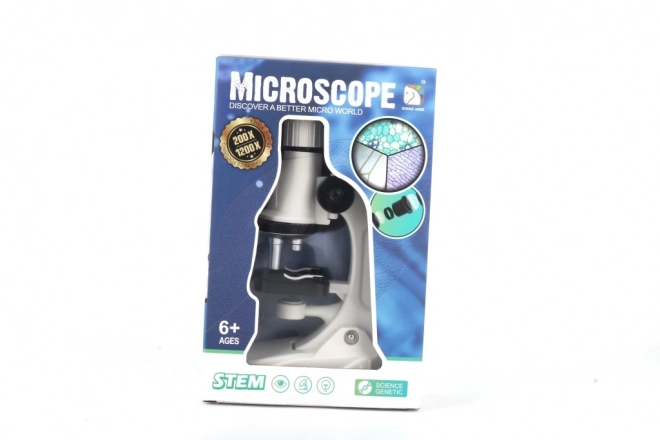 Kinder microscoop STEM met vergroting tot 1200x