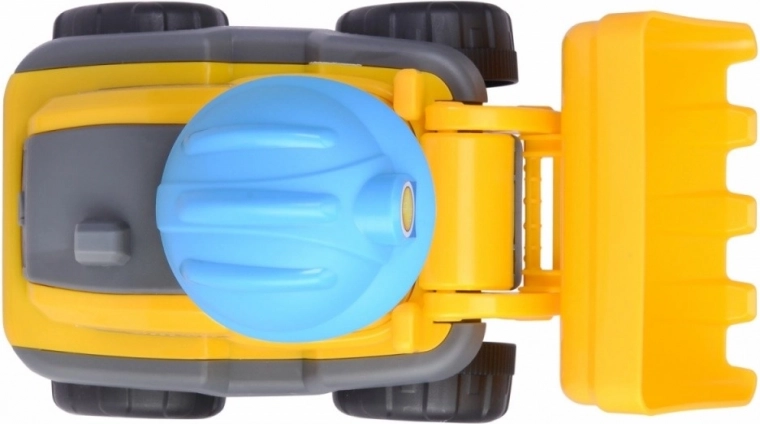 Bewegende laadbak door op de cabine te drukken