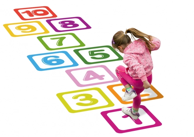 Educatieve cijfers Vloerstickers voor spellen in de klas