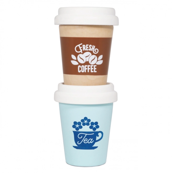 Le Toy Van Koffie en Thee om mee te nemen 2 stuks