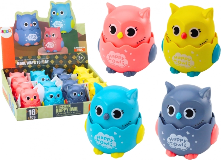 Wrijvingsaandrijving Little Jolly Owl 4 kleuren