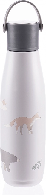 Thermosfles voor vloeistoffen met handgreep 480 ml, Mountains