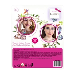 Lukky glinsterende crèmige oogschaduw met applicator