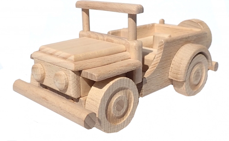 Ceeda Cavity houten jeep