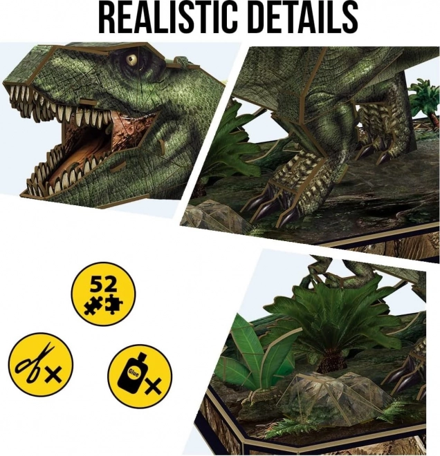 Puzzel 3D National Geographic - T-Rex