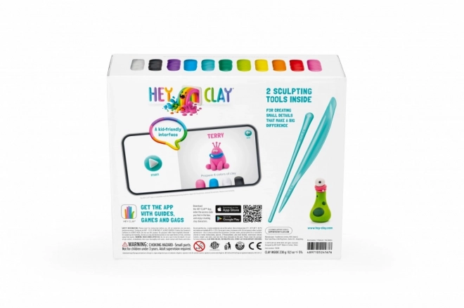 Hej Clay plastic set Monsters