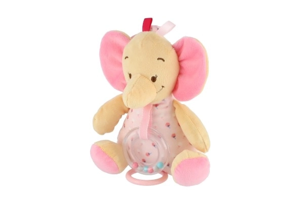 Muziekdoos - roze olifant 18 cm
