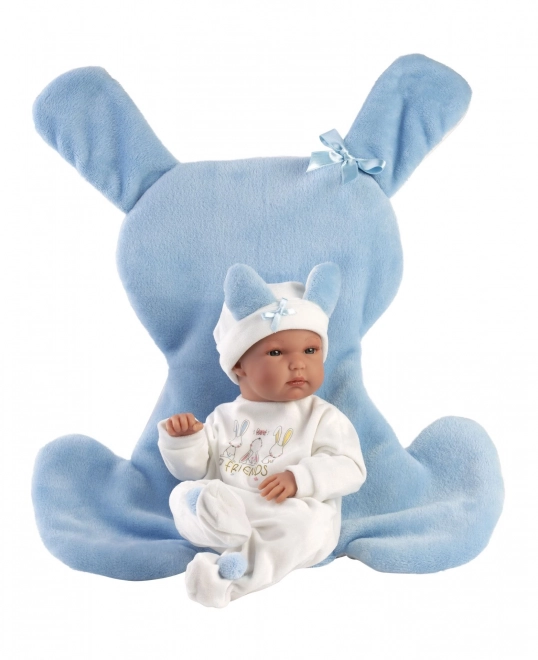 Llorens New Born - realistische baby jongen 35 cm