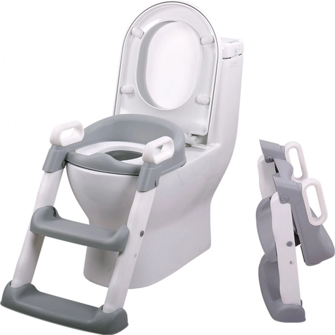 CHIPOLINO Toiletbril met ladder Skippy – grijs