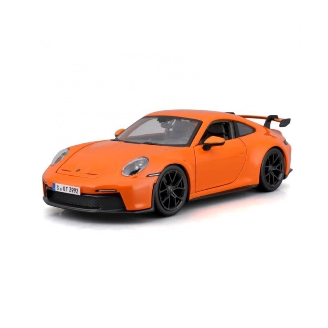 Bburago Porsche 911 GT3 model oranje 1:24