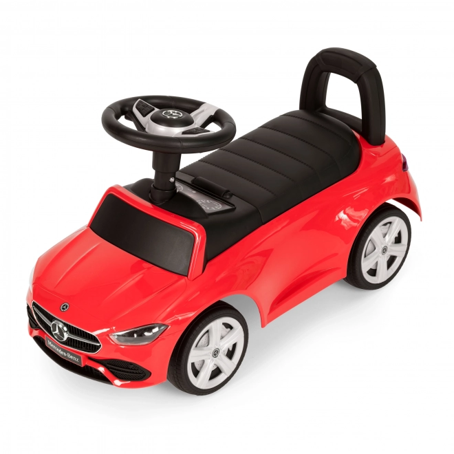Rijdende auto Mercedes C KLASSE interactieve stuur in de kleur rood