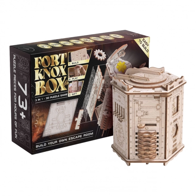 Fort Knox Pro houten puzzel uitdaging