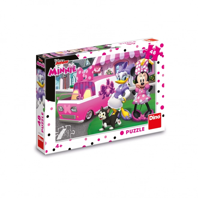 Puzzel Minnie en Daisy - 48 stukjes