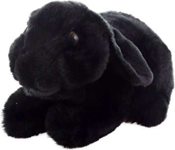 Pluchen konijn zwart ECO-FRIENDLY