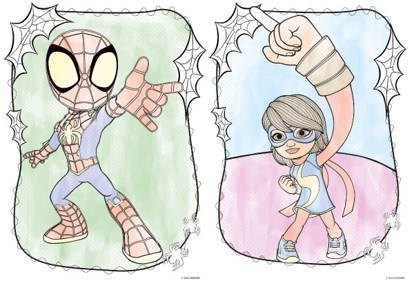 Kleurboeken Schilderen met water! Spidey