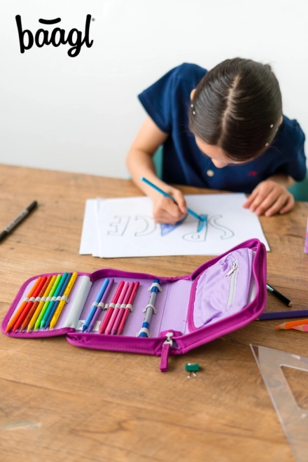 BAAGL School etui een verdieping Eenhoorn Koninkrijk