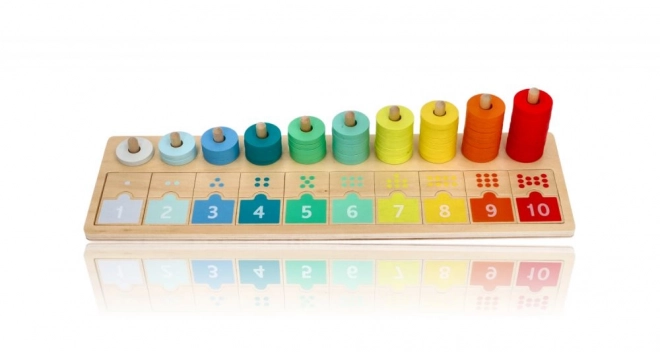 Houten puzzel Leren rekenen
