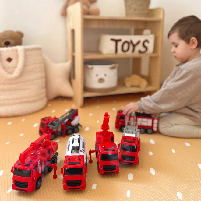 Woopie set brandweerauto's 6-in-1