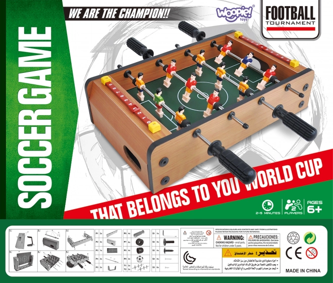 Kinder tafelvoetbal van Woopie