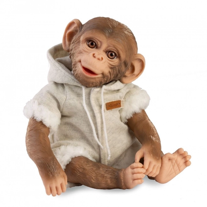 Guca 989 REBORN AAPJE - realistisch baby aapje met zacht stoffen lichaam - 32 cm