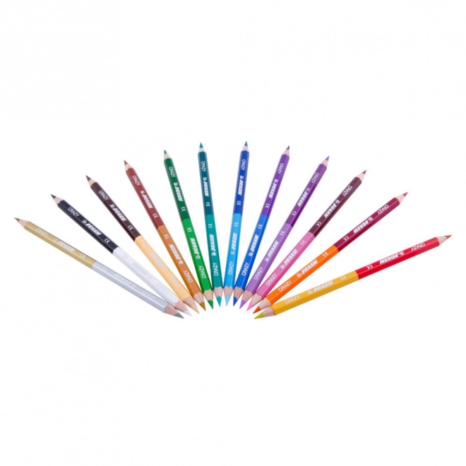 Dubbele kleurpotloden Crazy 12 kleuren