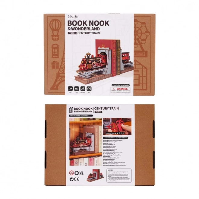 3D puzzel boekensteun Historische stoomtrein