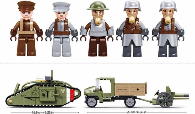Sluban Army Tank uit de Tweede Wereldoorlog