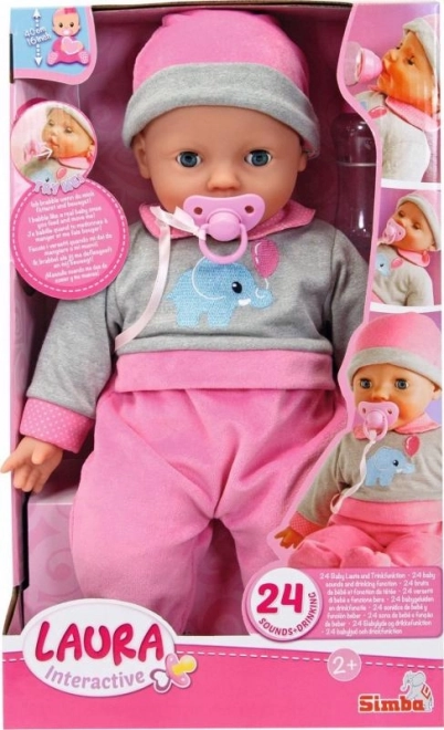 Interactieve pop Laura 40 cm