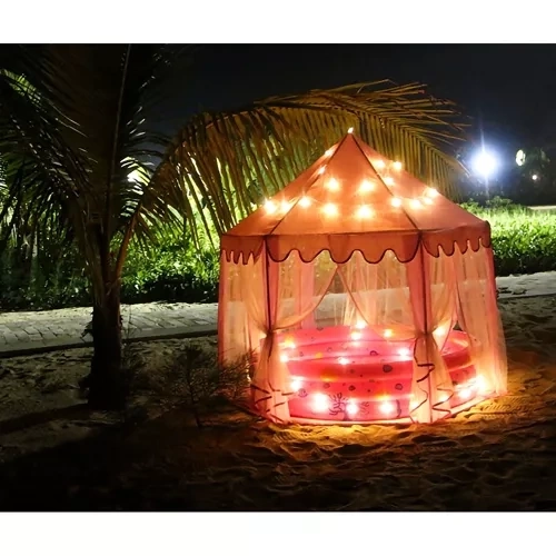Kruzzel roze kinder tent 23869