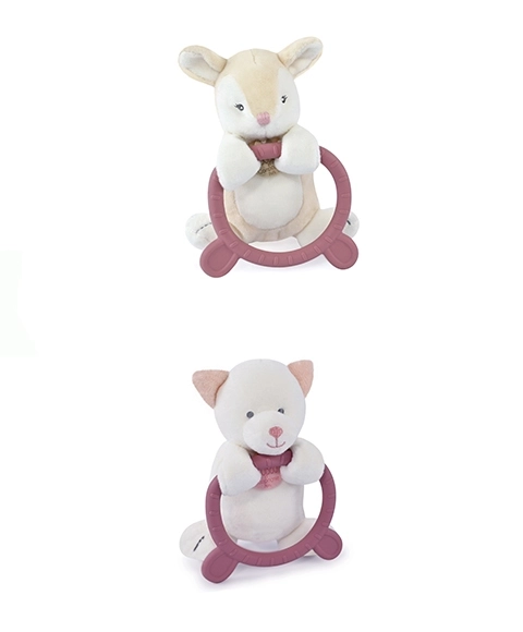 Doudou pluchen speelgoed met bijtring