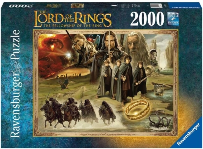 Puzzel 2000 stukjes In de Ban van de Ring RAVENSBURGER
