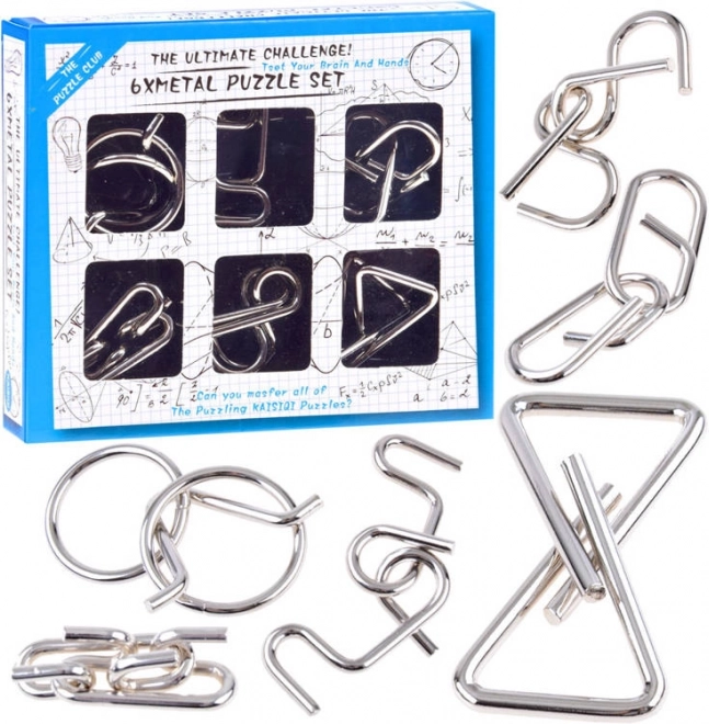metalen breinbrekers logische puzzel
