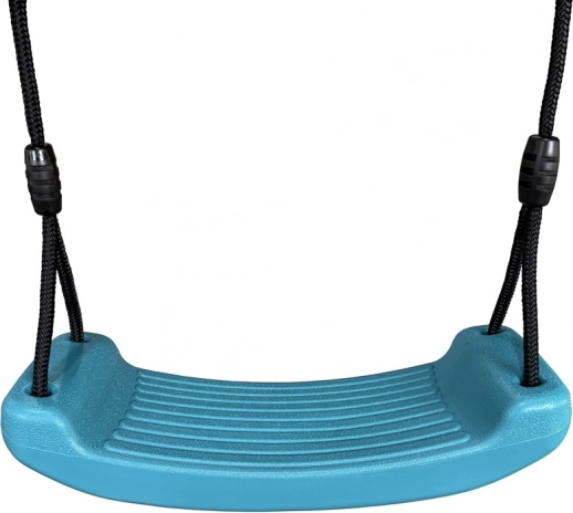 Turquoise plastic schommel voor kinderen