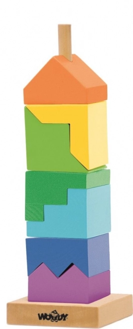 Kleurrijke stapeltoren