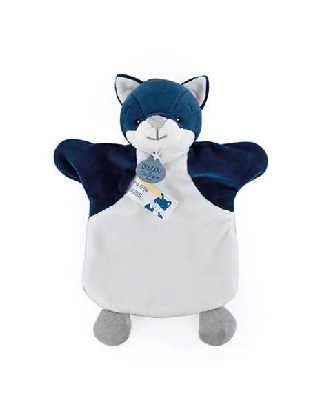 Doudou pluchen wolf 25 cm