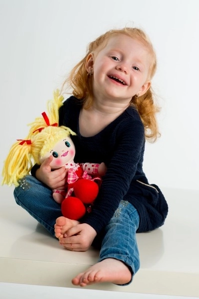 Tsjechische zingende stoffen pop Lucinka - 30 cm