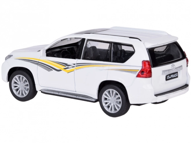 Metalen model Toyota Land Cruiser Prado met effecten