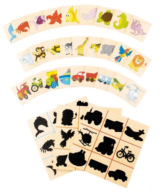 Puzzel vind de schaduw