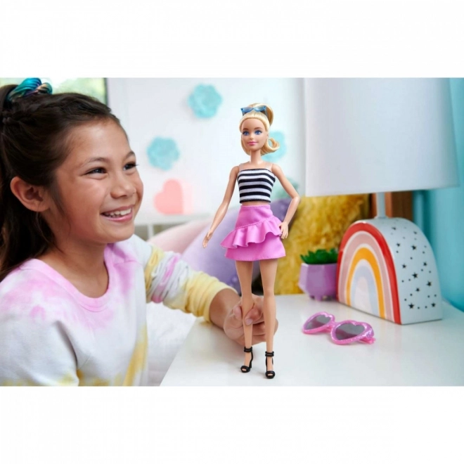 Barbie Fashionistas pop in gestreept top