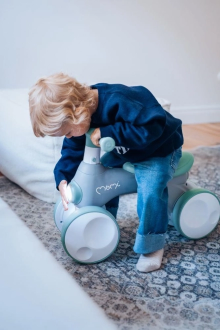 Loopfietsje MoMi TOBIS met bubbels grijs