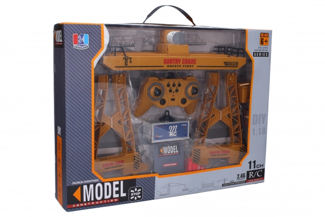 RC portaalkraan met afstandsbediening 33x17x27 cm