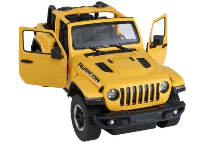 Auto R/C Jeep Wrangler Rubicon 1:14 Rastar – Geel