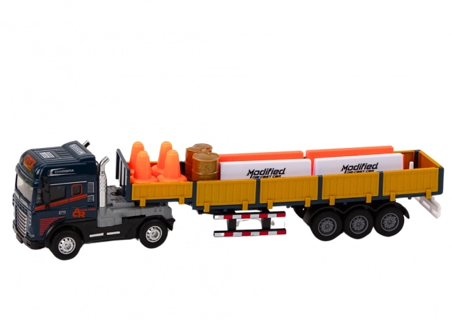 Vrachtwagen met aanhanger Blauw 1:24 TIR Accessoires voor vrachtwagens Geluiden