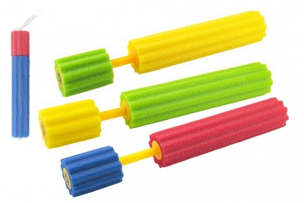 Waterpijp schuim spuit 35cm gemengde kleuren in net