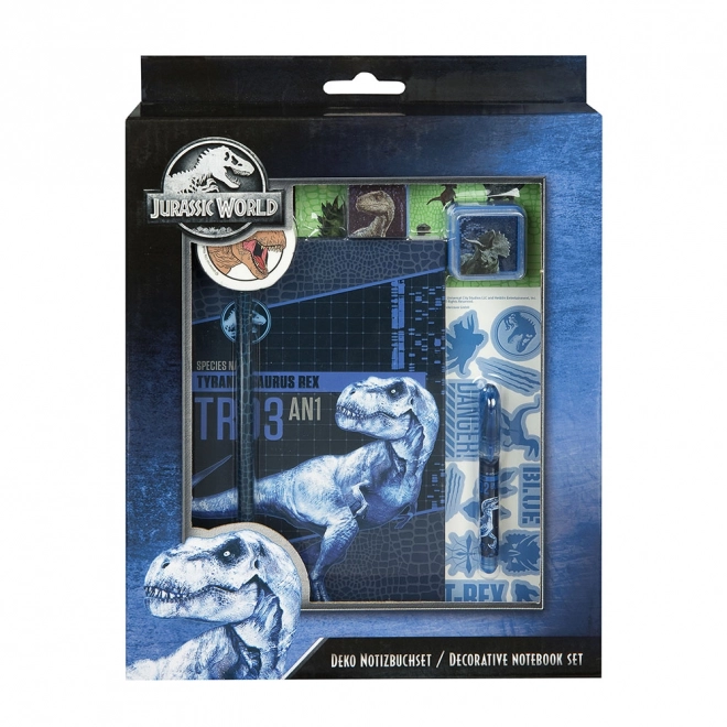 Creatieve set met notitieboekjes met JURASSIC WORLD thema