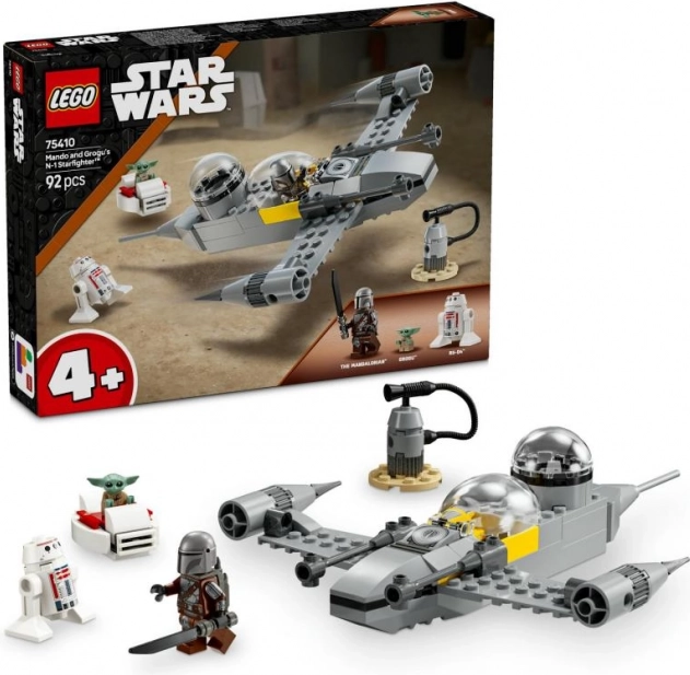 N-1-jager Mando en Grogu LEGO STAR WARS